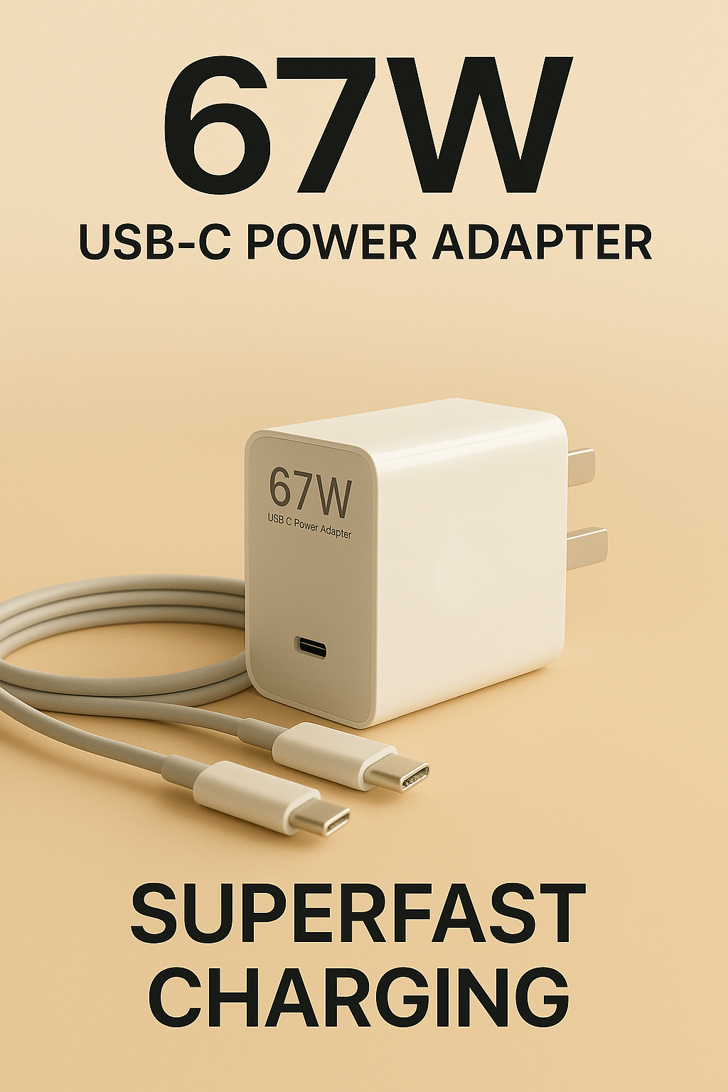 100% Original Charger "With Cable" ( Fast Charge On All Phones )