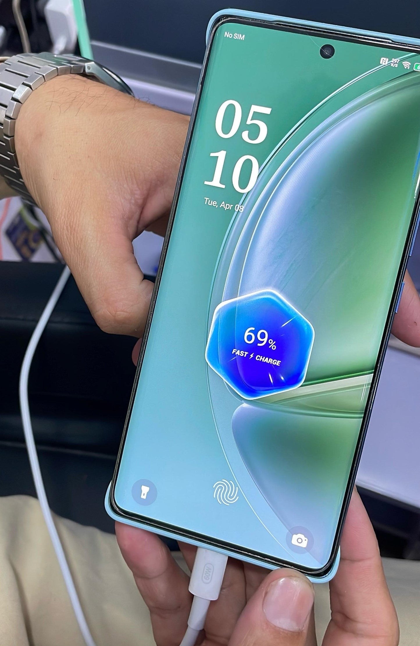 100% Original Charger "With Cable" ( Fast Charge On All Phones )