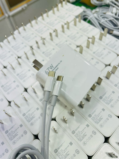 100% Original Charger "With Cable" ( Fast Charge On All Phones )